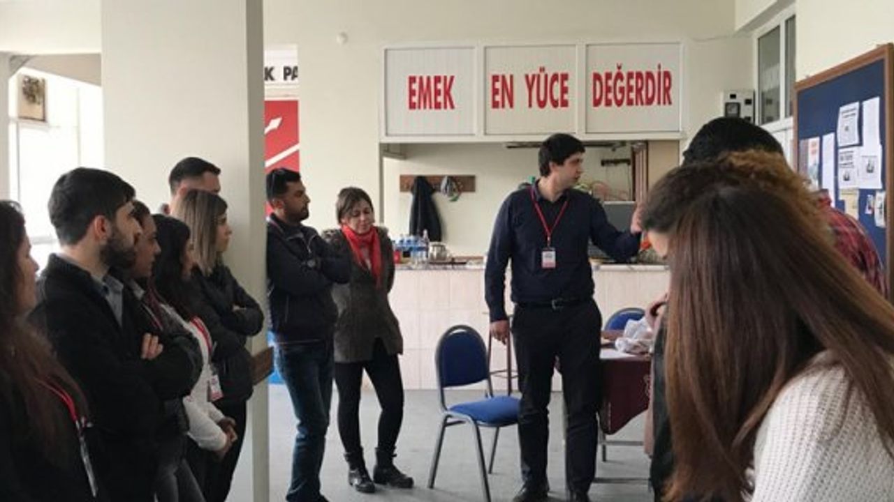 CHP'li Berke Akyel eğitime katıldı