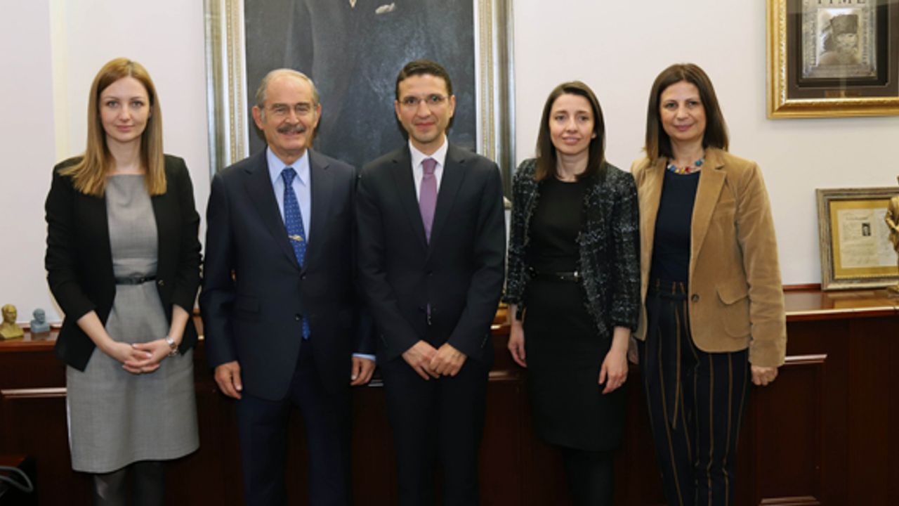 Merkez Bankası yetkilileri Büyükerşen’i ziyaret etti