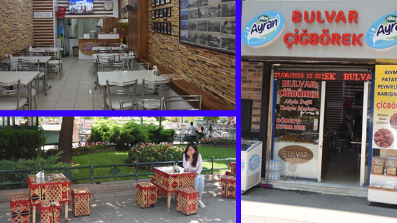 Eskişehir'de çiğbörek, Bulvar Çiğbörek'te yenir