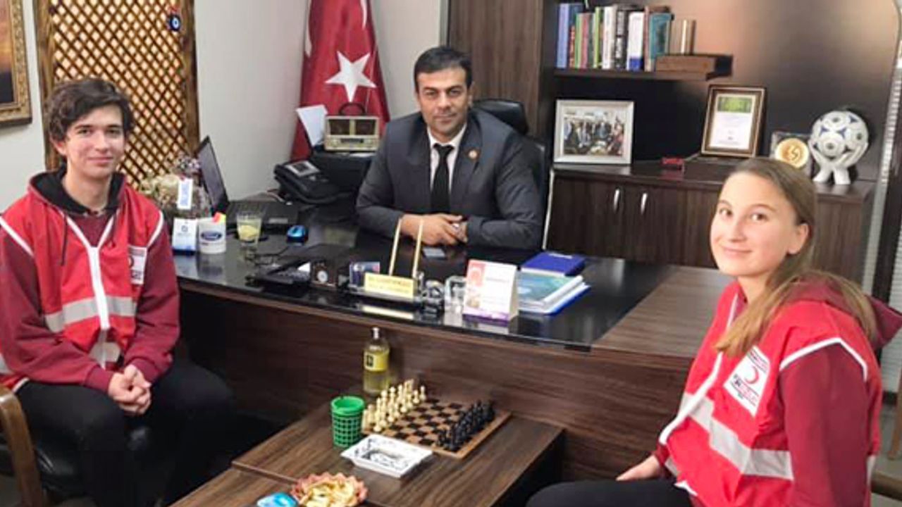 Bozüyük Fen Lisesi öğrencilerinden duyarlı davranış