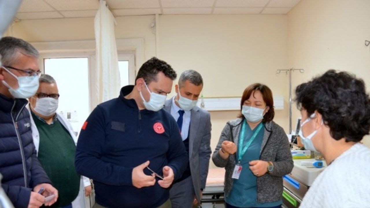 Seyitgazi’deki sağlık kuruluşları incelendi