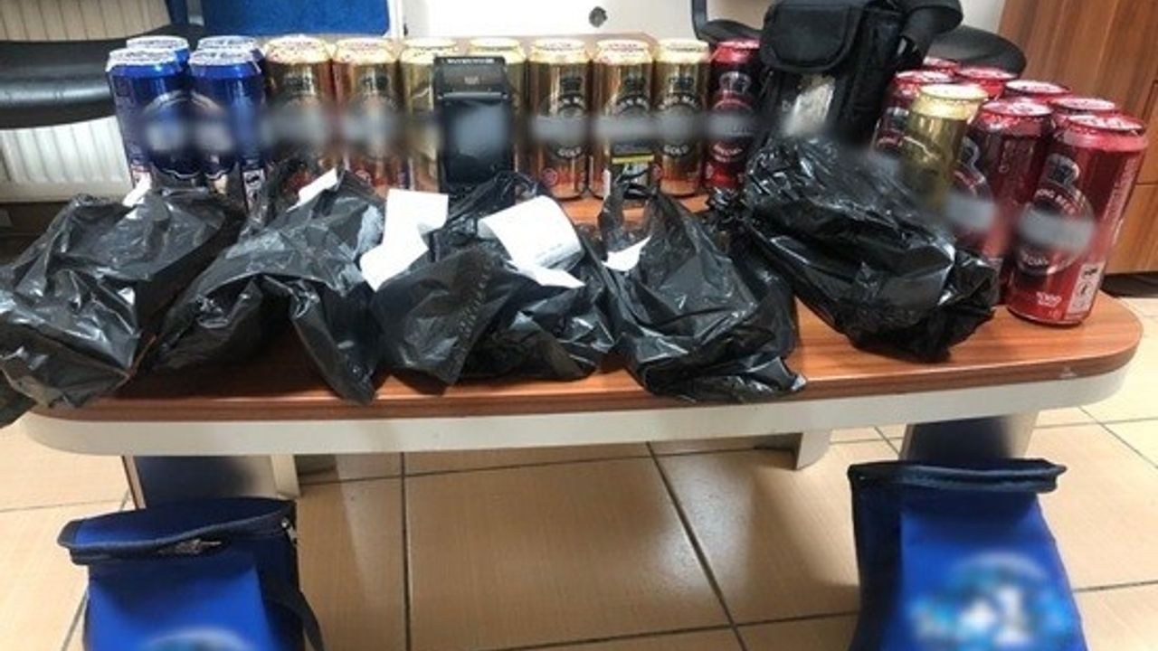 Kurye motosikletiyle alkol satışı