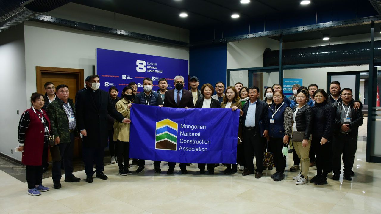 Moğol Ulusal İnşaat Birliği’nden Eskişehir Osb’ne Ziyaret