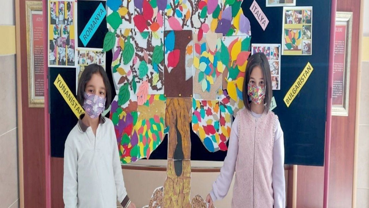 Eskişehirli ilkokul öğrencilerinden uluslararası proje