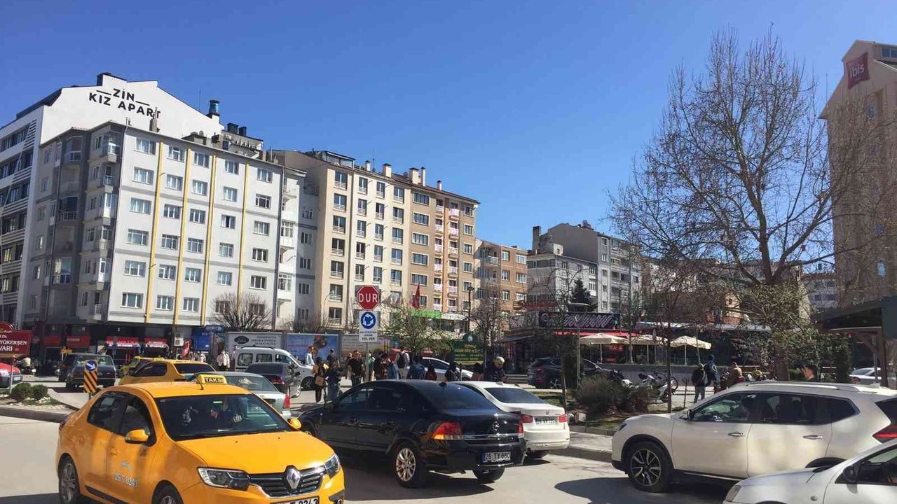 Eskişehir'de trafik çilesi
