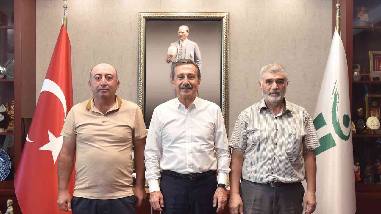 Başkan Ataç, Döğerli başkanları ağırladı