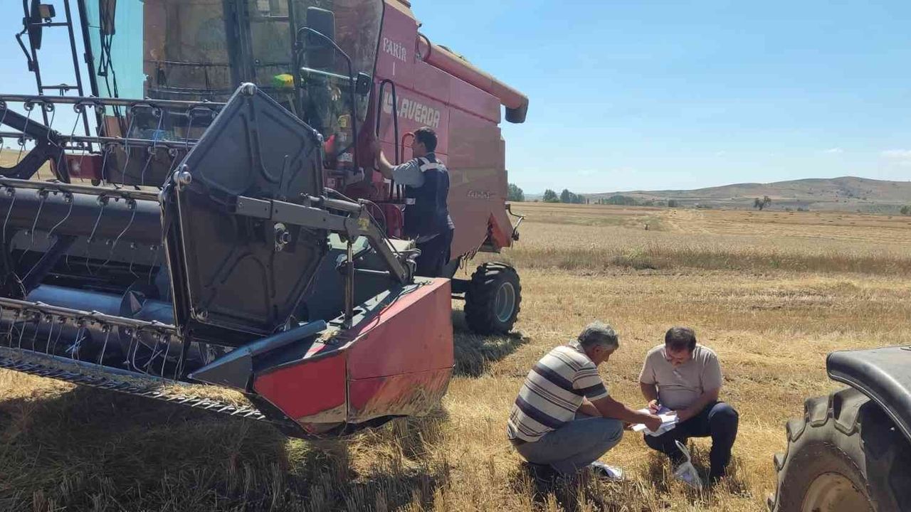 En az dane kaybı için hasat sezonu çalışmaları devam ediyor