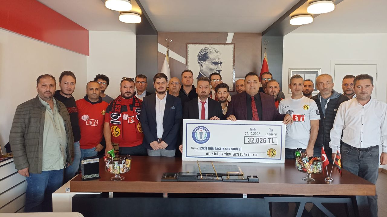 Sağlık-Sen’den Eskişehirspor’a destek