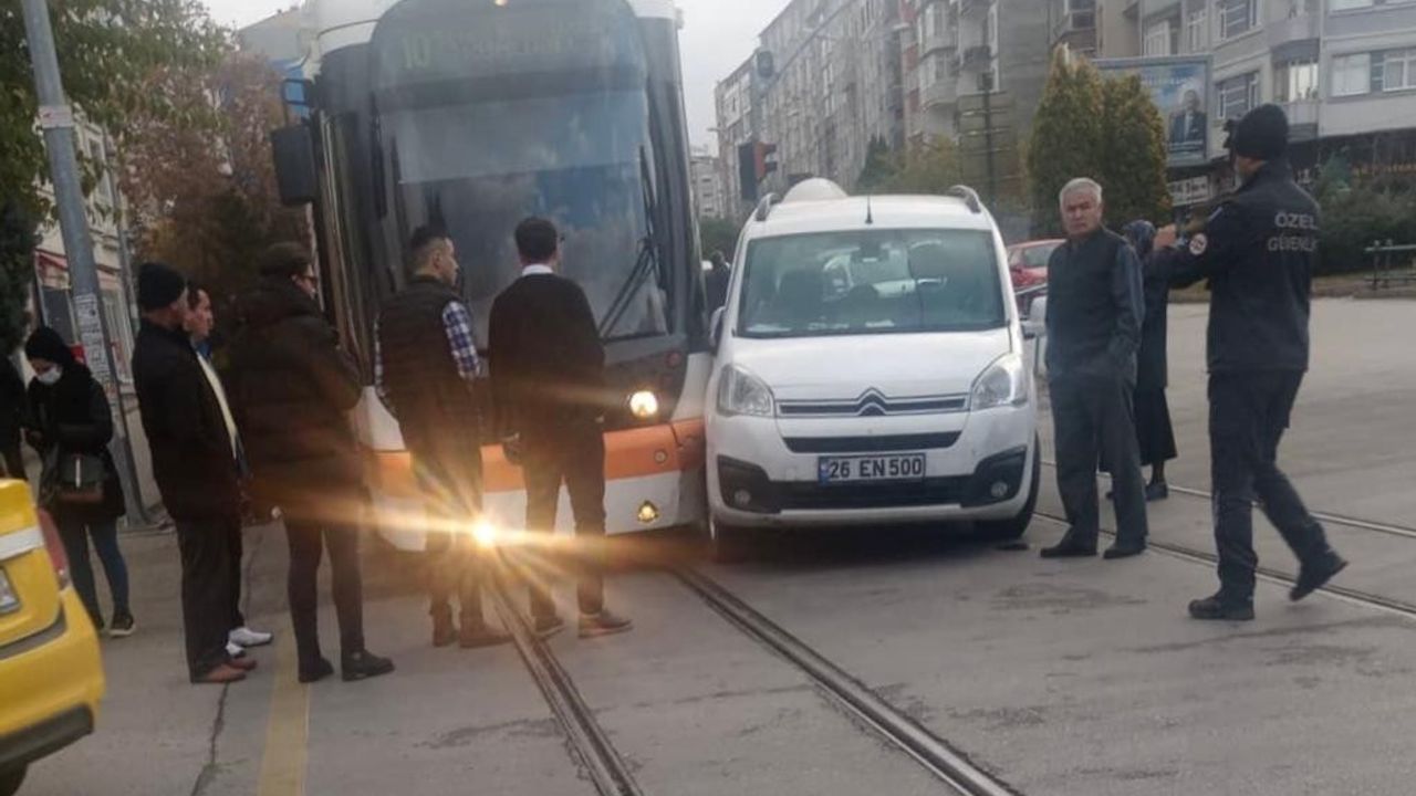 Eskişehir'de tramvay kazası