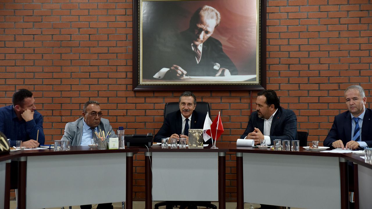 Başkan Ataç kırsal kalkınma kurulu ile buluştu