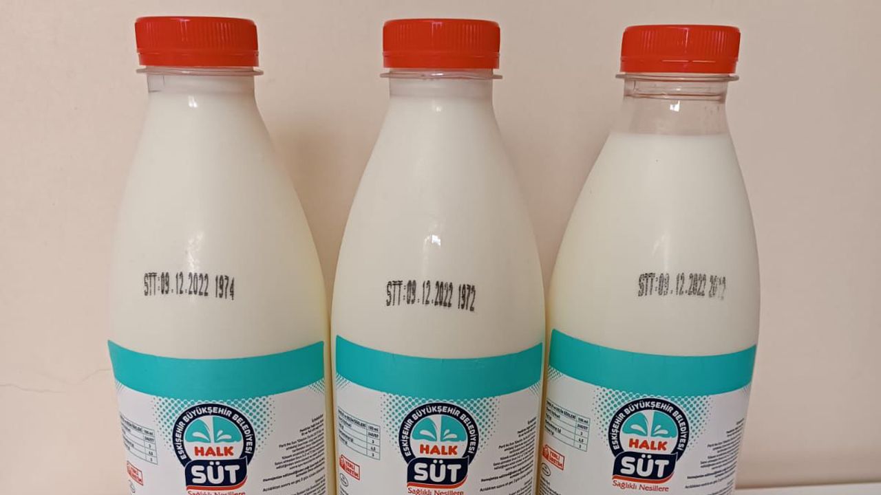 Halk süt yeni 1 litrelik ambalajı ile satışta