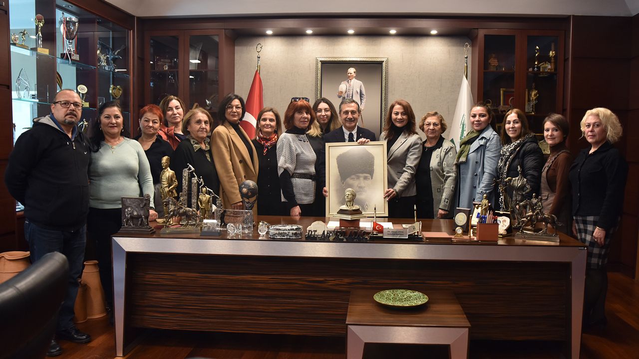 29 Ekim Kadınları Başkan Ataç’ı Ziyaret Etti