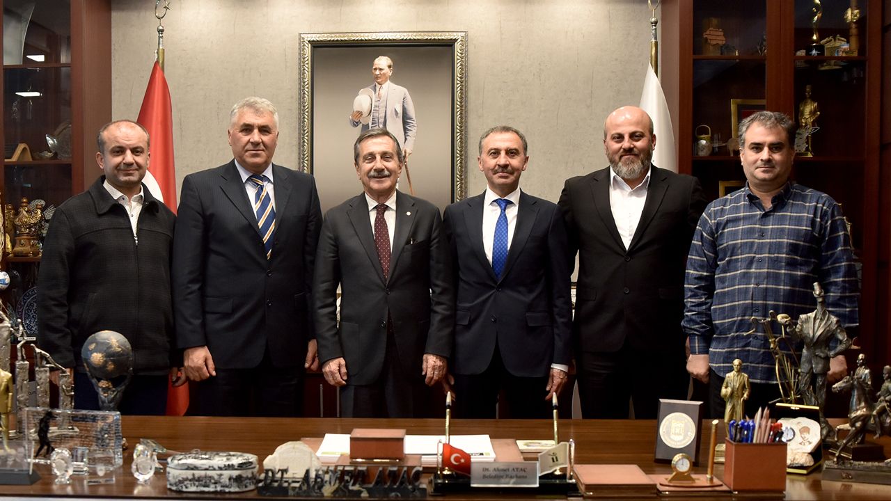 Dadaşlar Başkan Ataç’ı ziyaret etti
