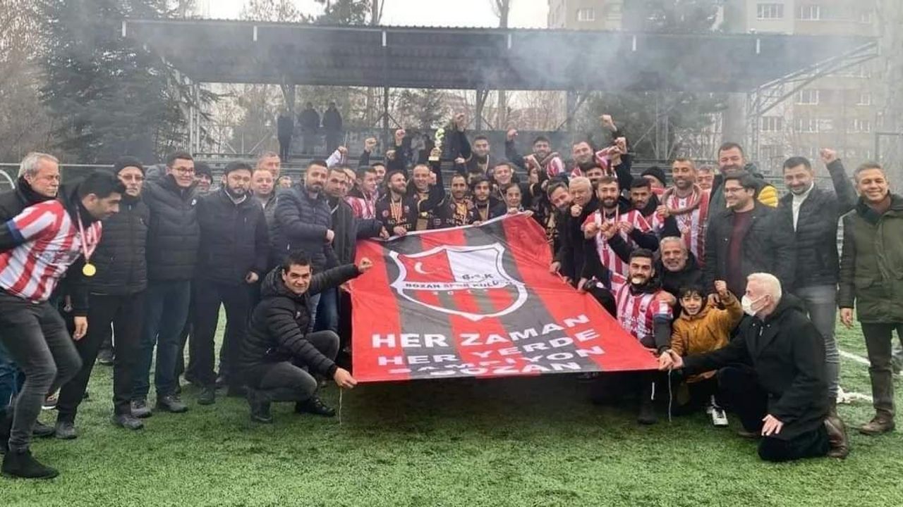Tesisi olmayan, emanet sahada oynayan Şampiyon…Bozanspor