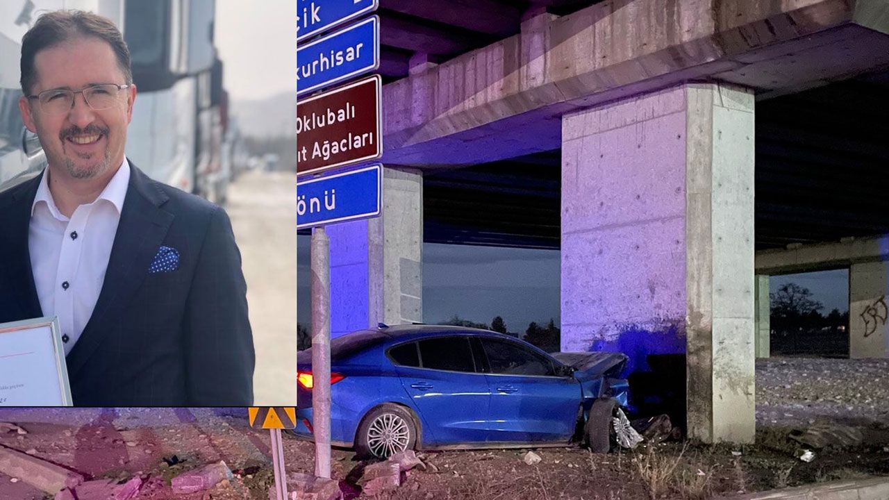 Köprünün ayağına çarpan otomobil sürücüsü hayatını kaybetti
