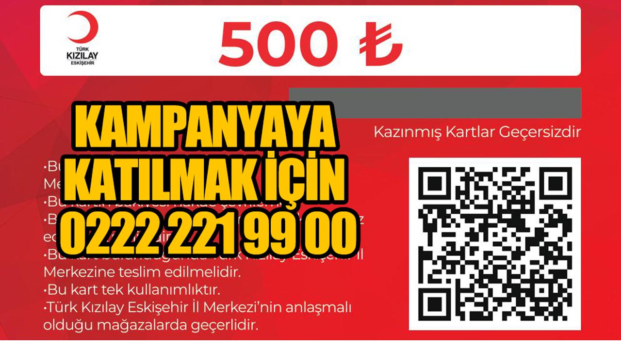  Kızılay’dan alışveriş kartı bağış kampanyası