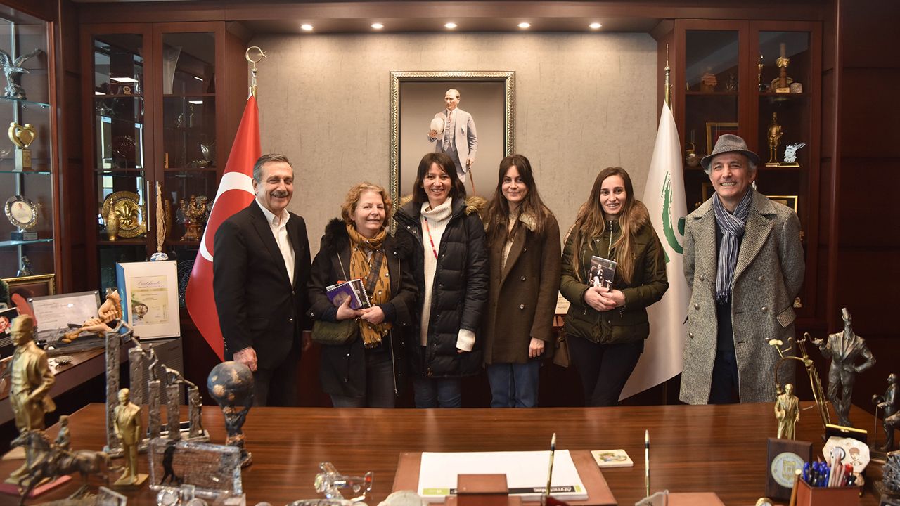 Gazeteci Çapa'dan Başkan Ataç'a Ziyaret