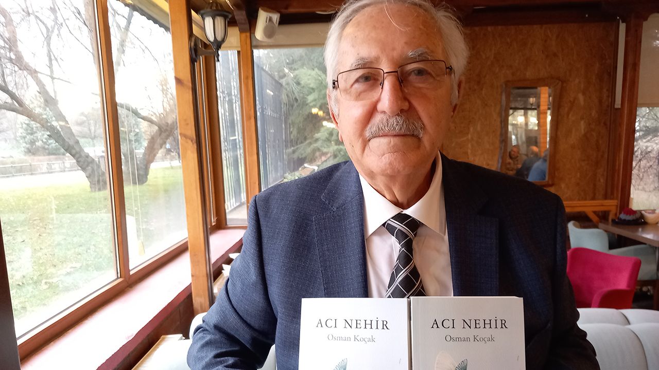 81 yaşında Eskişehirli emekli öğretmen ‘anılarını’ ‘Acı Nehir’ adlı romanında topladı