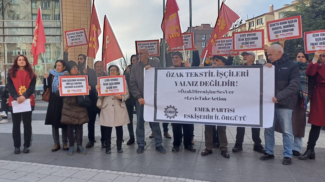 Eskişehir’den Özak Tekstil işçilerine destek