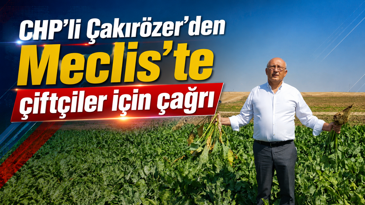 CHP’li Çakırözer’den Meclis’te çiftçiler için çağrı