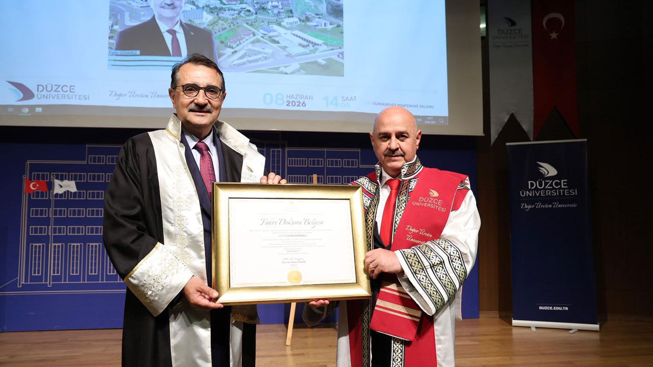 Fatih Dönmez’e Fahri Doktora