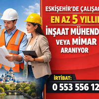 İnşaat Mühendisi veya Mimar aranıyor