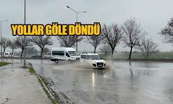 Biriken yağmur suyu zor anlar yaşattı