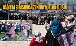 Büyükşehir'in fide dağıtımları büyük ilgi gördü