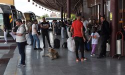 Otogarda bayram yoğunluğu başladı