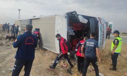  Amasya’da yolcu otobüsü devrildi: 6 ölü