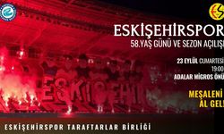 Eskişehirspor yaş günü kutlama programı Cumartesi günü
