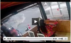 Şişli’de suya kapılan kadını vatandaşlar kurtardı