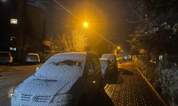  Eskişehir il merkezine mevsimin ilk karı düştü