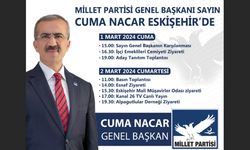 Cuma Nacar Eskişehir'e geliyor