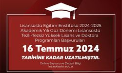 ESTÜ Lisansüstü Eğitim Programlarının başvuru süresini uzattı