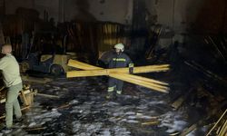 Eskişehir'de kereste fabrikasında yangın çıktı