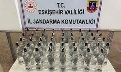 Jandarma ekipleri 43 litre sahte içki ele geçirdi