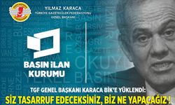 TGF GENEL BAŞKANI KARACA BİK’E YÜKLENDİ