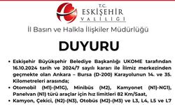 Eskişehir'de nerede hız sınırı kaç oldu