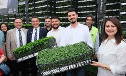 Eskişehir'de çiftçilerle fide desteği