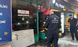 Kanser olan arkadaşı için baktığı dükkan alevler içinde kaldı