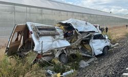 Afyonkarahisar'da tren minibüse çarptı: 1 yaralı