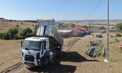 İnönü’de dış mahalle yolları yapımı devam ediyor