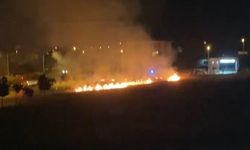 Eskişehir'de hava fişekten yangın çıktı