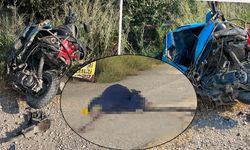 Kazada motosiklet 2'ye ayrıldı, sürücü öldü