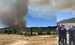 Yangın sıçramasın diye Afyon'da önlem alındı