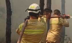 Yangında şehit olan ekibin son görüntüleri