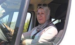 3 çocuk annesi servis şoförü oldu