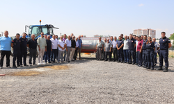 Büyükşehir itfaiyesinden  kırsala yangın tankeri eğitimi
