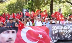 Eskişehir’de 30 Ağustos Zafer Bayramı yürüyüşü